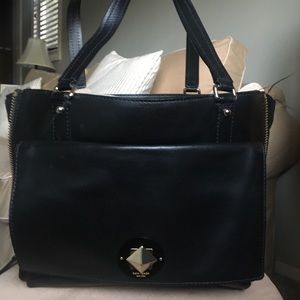 Kate Spade Tote Bag Black Leather